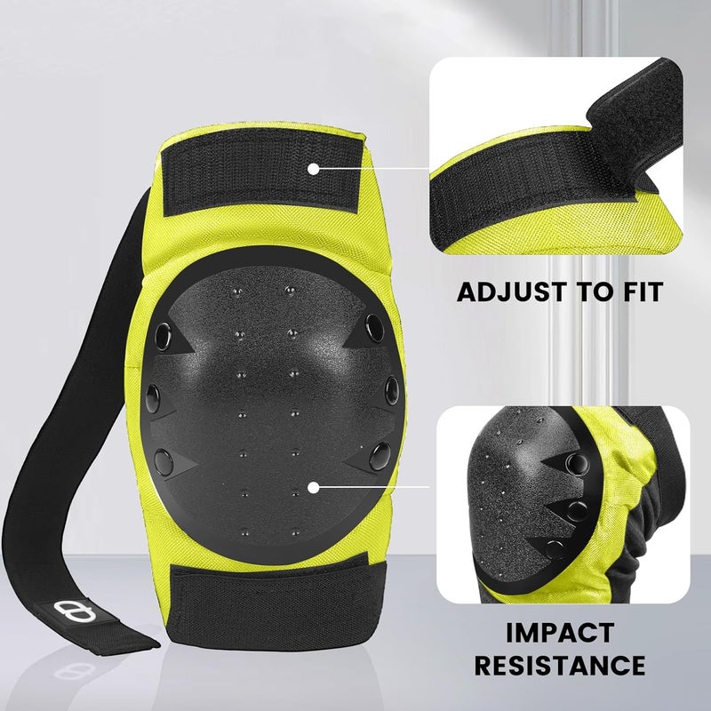 DA - Adult and Child Knee, Elbow, and Wrist Guards, Suitable for Bicycles, ice Skating, Roller Skating, Skateboarding, and Scooters - Image 3